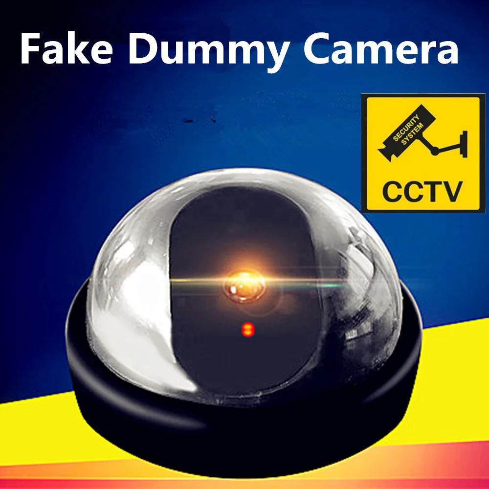 Emulational Fake Decoy Dummy Security CCTV DVR for Home DOME Camera with Red Blinking LED