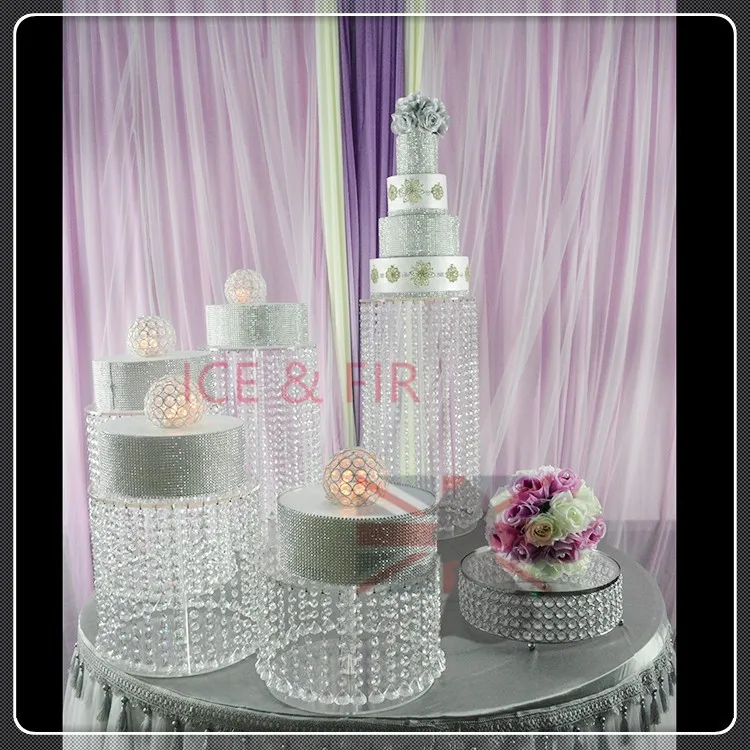 5PCS/Lot  Acrylic Centerpieces Several To Be A Nice Combination Cake Accessory Cake Bracket Wedding Cake Stand