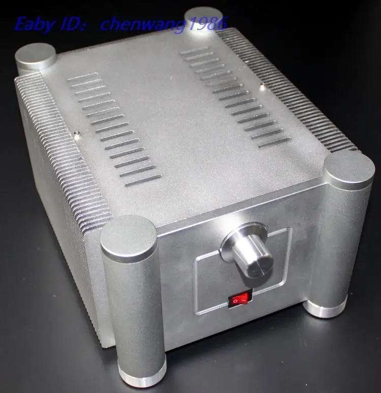 Latest double layer aluminium radiator amplifier chassis Enclosure box DIY -YA25