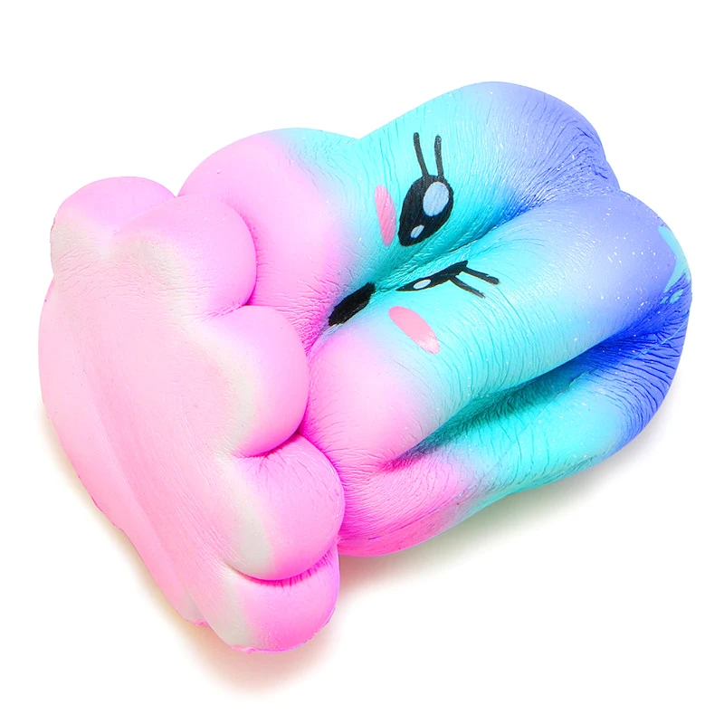 Kawaii Super Jumbo Stress Reliever Squishy Galaxy Seafood Cuttlefish/Octopus Slow Rising Cream Scented Squeeze Toy 10*9*9 CM