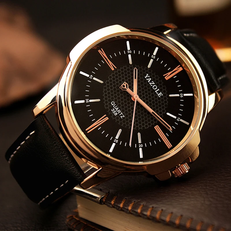 YAZOLE Mens Watches Top Brand Luxury Dress Male Clock Business Men's Wrist Watch Men Fashion Quartz Watch Relogio Masculino