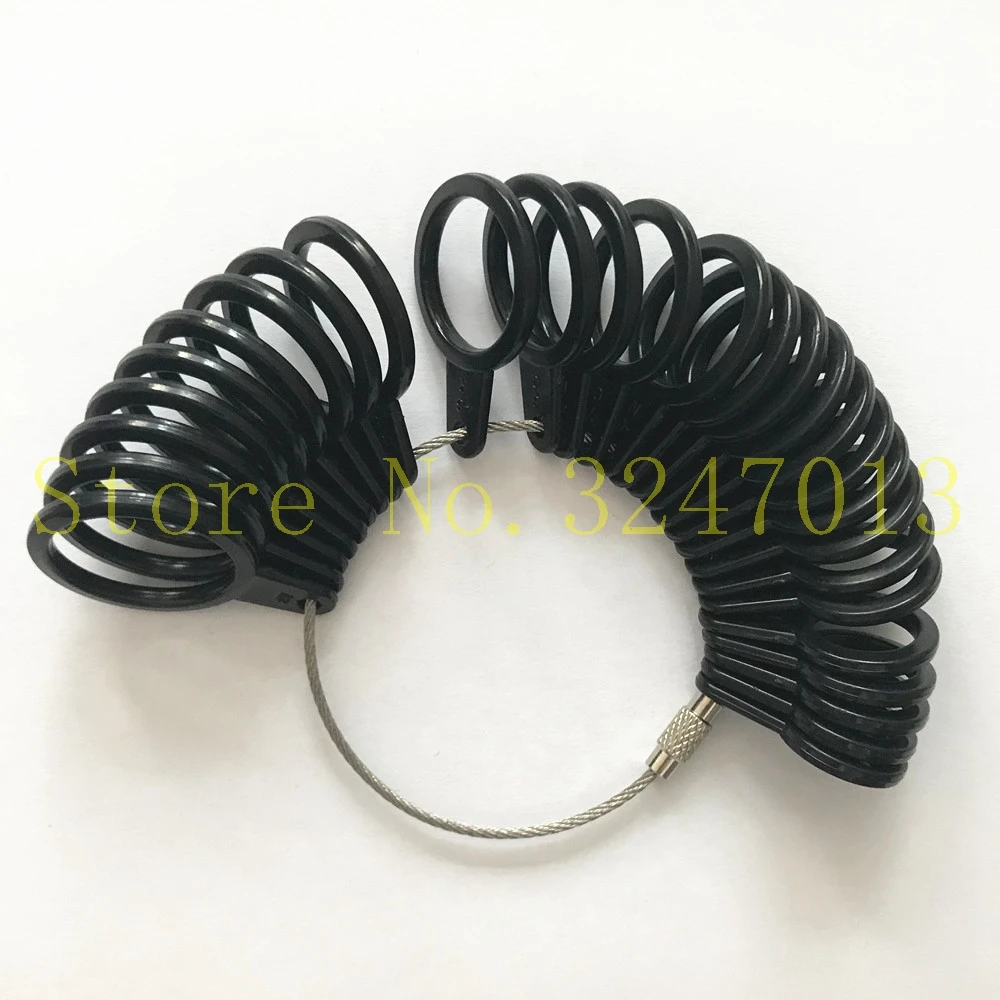 1 SET UNS größe Grün ring dorn mit ring sizer gauge