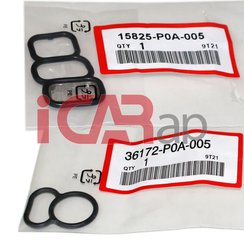 OEM: 36172-P0A-005 15825-P0A-005 36172P0A005 15825P0A005 Upper Lower Spool Valve VTEC Solenoid Gaskets For Accord 4cyl 94-02