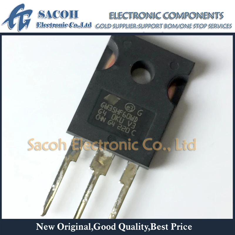 Refurbished Original 5Pcs/Lot STGW35HF60WD GW35HF60WD OR STGW35HF60WDI GW35HF60WDI OR STGW35HF60W GW35HF60W TO-247 35A 600V IGBT