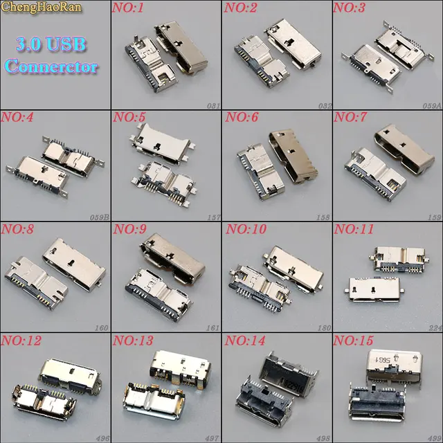 ChengHaoRan 1 szt. Micro USB 3.0 Jack 10pin żeńskie gniazdo ogon Port ładowania mobilny interfejs dysku twardego złącze mikro