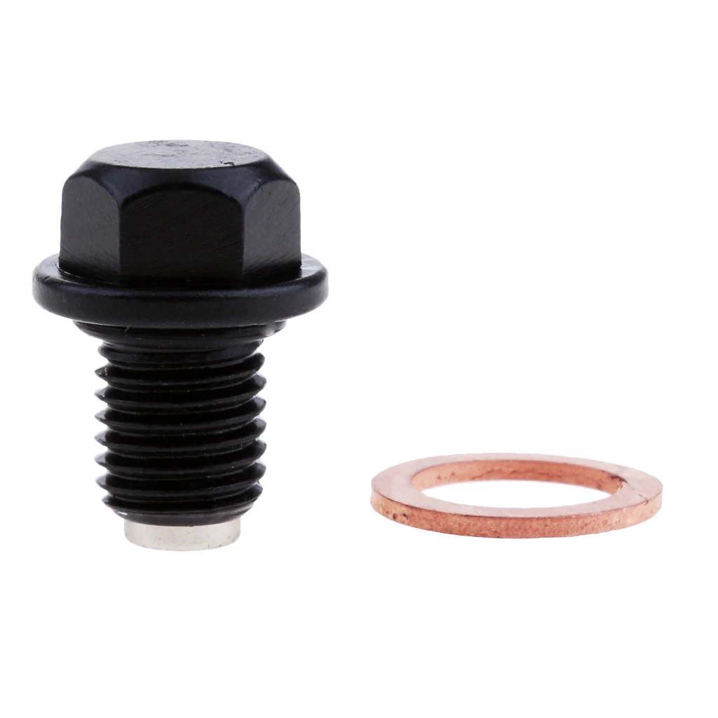 Magnetic Oil Drain Plug Bolt for YAMAHA SRX400 1985-99 XJR400/R/S 1993-08 FZ6/R 2004-2017 SRX600 1985-1994 MT-07 14-17 FZ8 11-14