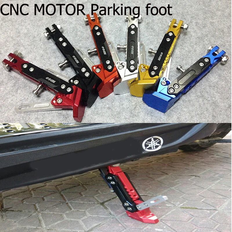 Modified Motorcycle Half CNC Support Kick Stand Foot Heel Brace Parking Kickstand For YAMAHA NMAX 155 2015-2019 N-MAX 125 150