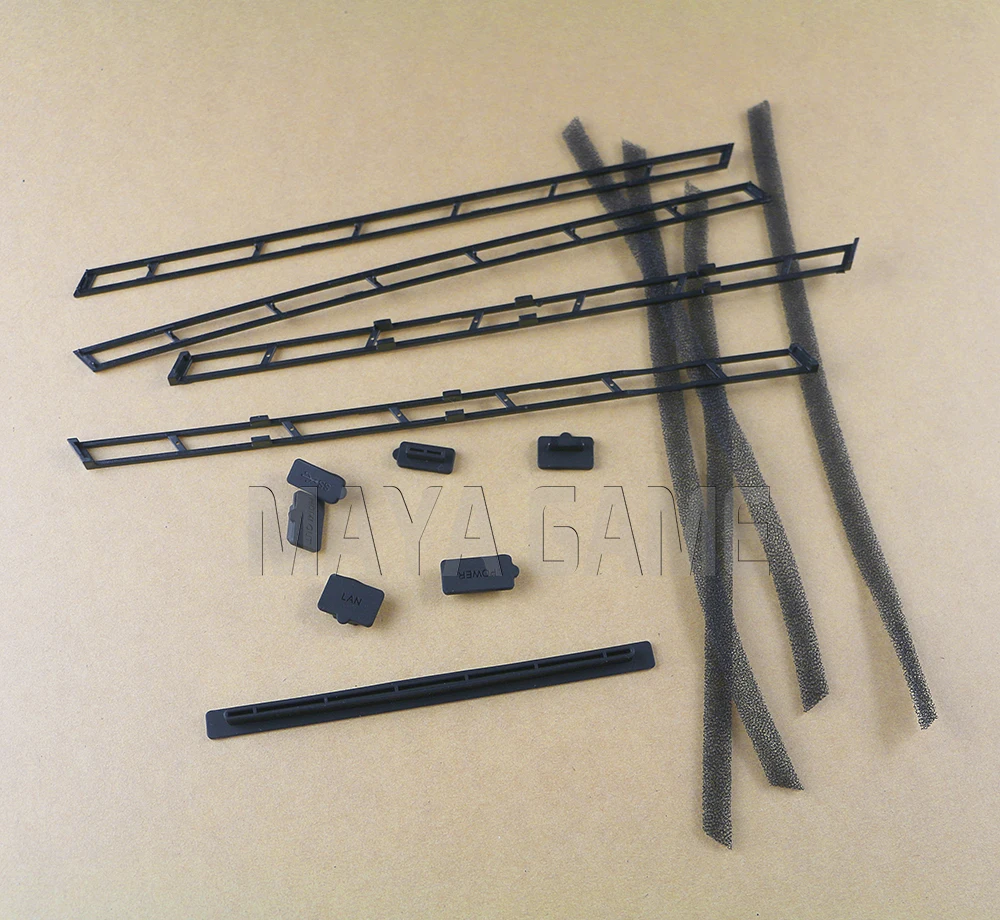 10 juegos de funda a prueba de polvo para PS4, paquete de tapón delgado, Kit a prueba de polvo para consola de juegos PlayStation 4