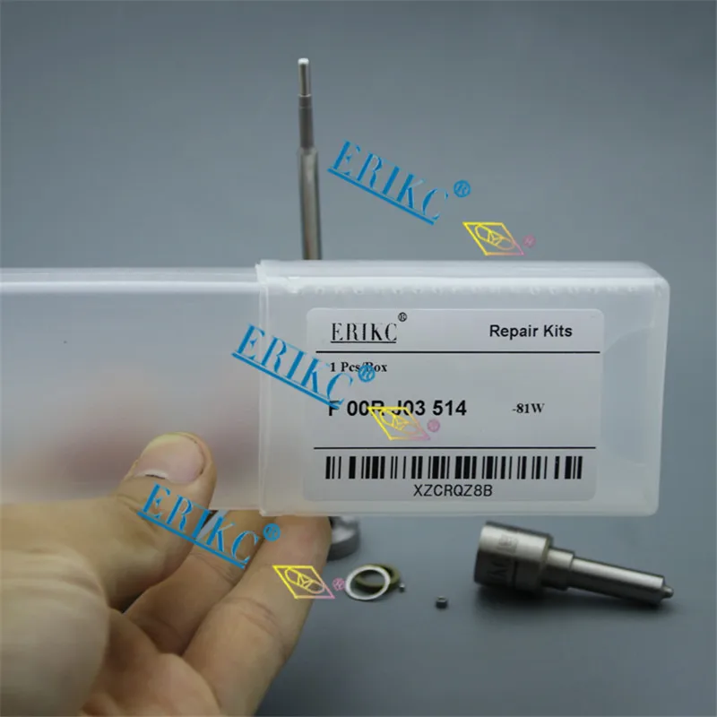 

ERIKC F00RJ03514 Diesel Injector Repair Kits F 00R J03 514 Fuel Injector DLLA151P2240 Valve F00RJ02035 for injector 0445120277