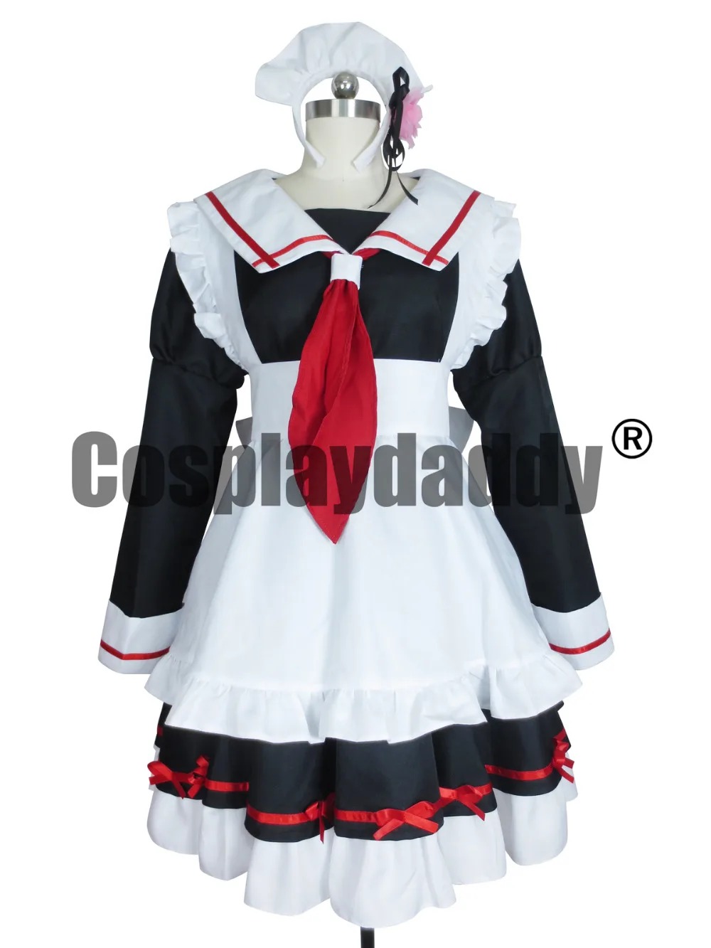 Kantai Collection Harusame Seasonal Valentines 2016 Maid Dress Cosplay Costume