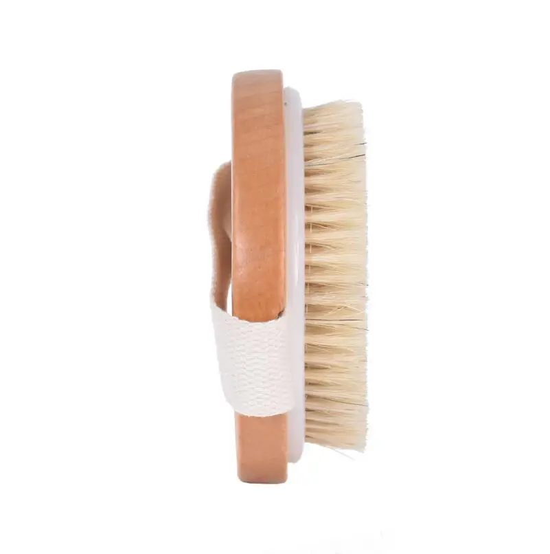 

Bath Shower Natural bristles brush Body Massage Health Care Bath Brush Bathroom Supplies LX6532