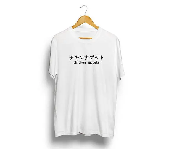 Skuggnas chicken nuggets T shirt harajuku t shirt Unisex aesthetic t shirt tumblr grunge casual tops fashion summer tees Tops