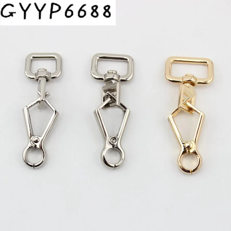 10pcs 50pcs 13mm 16mm 19mm Fashion metal trigger snap hook swivel clasp hooks hardware  handbags purses trigger snap hooks