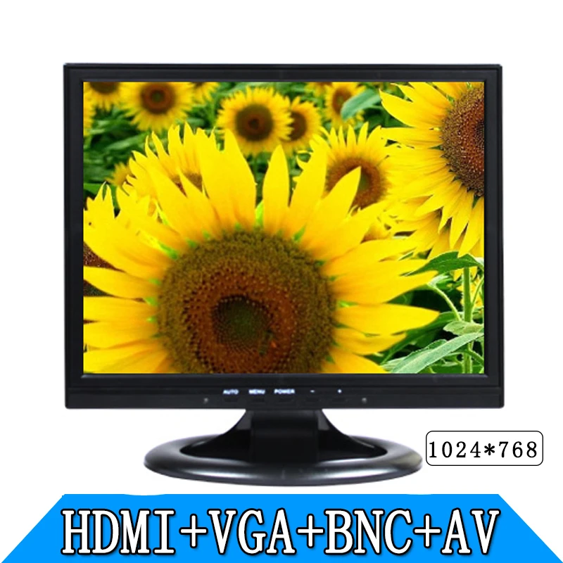 

14.1 inch BNC AV HDMI VGA industrial security LCD monitor High-definition computer monitors