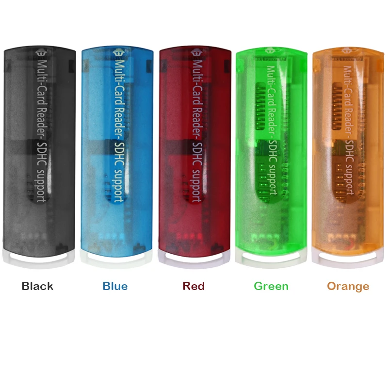 SR جديد حار الكل في 1 USB 2.0 متعدد قارئ بطاقات الذاكرة محول موصل ل مايكرو SD MMC SDHC TF M2 ذاكرة عصا MS Duo RS-MMC