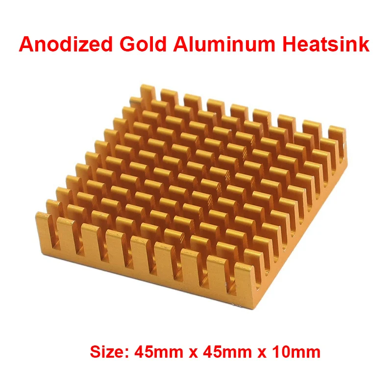 Aluminum Fin Heatsink 45x45x10mm Electronic Chip Cooling Radiator Heat sink Cooler for Hard Drive Disk HDD,Graphics Video Card