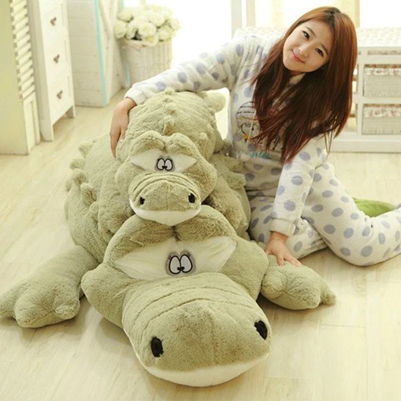 

80cm Crocodile costume alligator stuffed animals pillow dinosaur plush giant stuffed animals cushion pillow soft stuffed toys