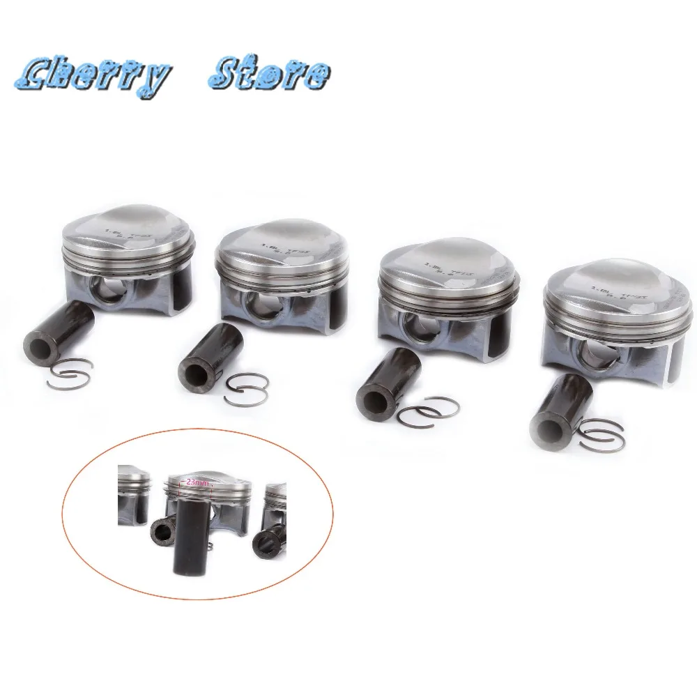 

06H 107 065 CP STD 82.5mm Piston & Piston Rings Kit Pin 23mm For VW Golf Passat Jetta CC Audi A3 A4 A5 TT 1.8TSI 06J198151B