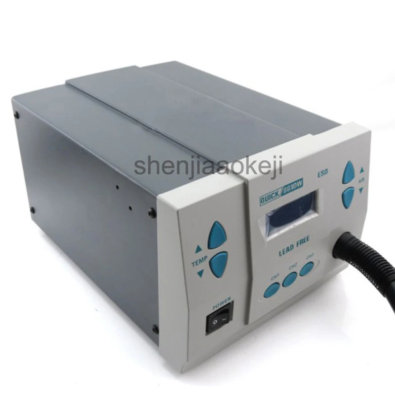 Chì không khí nóng súng bộ Hàn 861DW hút thiếc loại ga Nhiệt Súng kỹ thuật số không khí nóng Súng Có Thể Điều Chỉnh lưu lượng khí 220 V 1000 W
