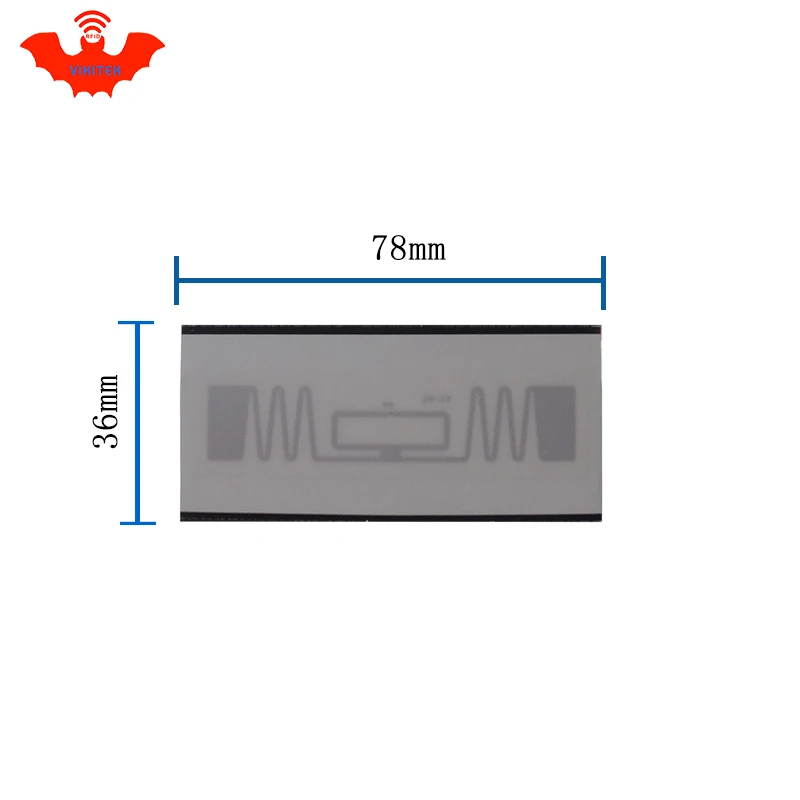Uhf Rfid-Tag Wasbaar Printable Kleding Chip 915Mhz 860-960M Nxp Ucode7 Epc Gen2 6C Smart card Passieve Rfid Tags 500Pcs