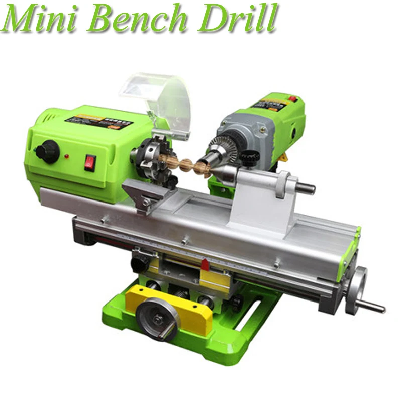 

Miniature Beads Machine Home High Precision Small Lathe Processing Wood Bead Machine Automatic Small Bench Drill DT-1009