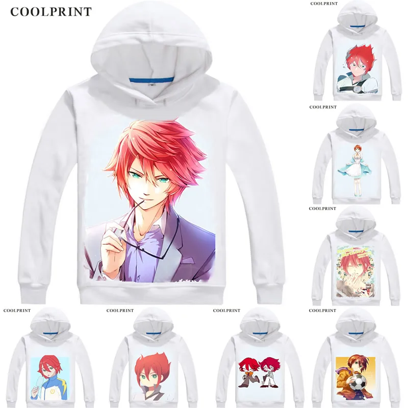 

Coolprint Kiyama Hiroto Mens Hoodies Inazuma Eleven Japan The Genesis Men Sweatshirt Streetwear Anime Hoodie Printed Long Hooded