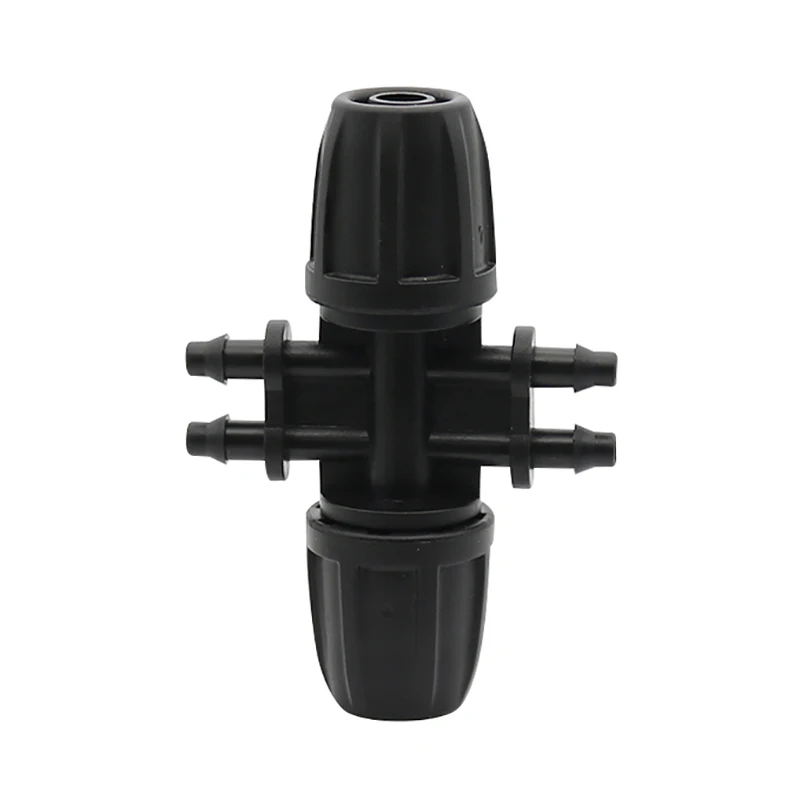 

Watering Hose splitters Lock Nut 8/11mm to 4/7mm 6-way hose connector Garden Drip Irrigation Fittings 3 Pcs