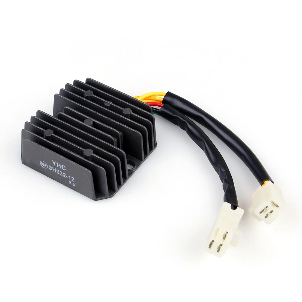 Areyourshop Motorcycle for Honda CH125 6 wires CH150 CN250 Regulator Rectifier Voltage Motor Accessorie