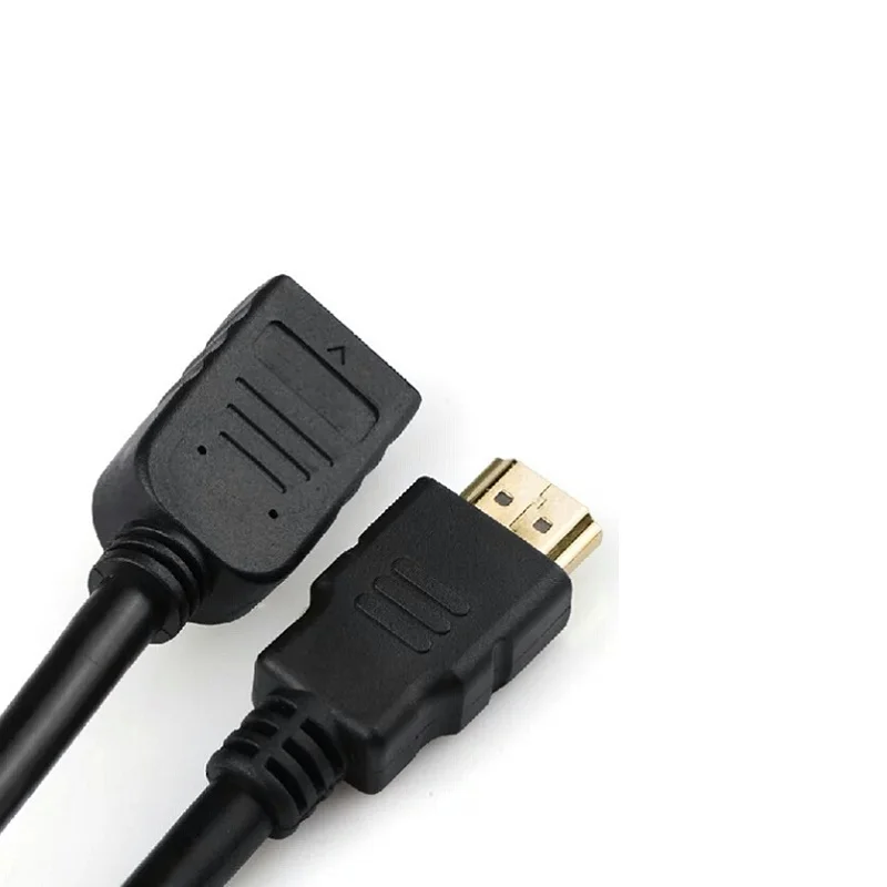 30CM 1m 1.5M 2m 3m 5m  Gold HDTV Extension Cable Lead High Speed with Ethernet Extender Lead Male to Female