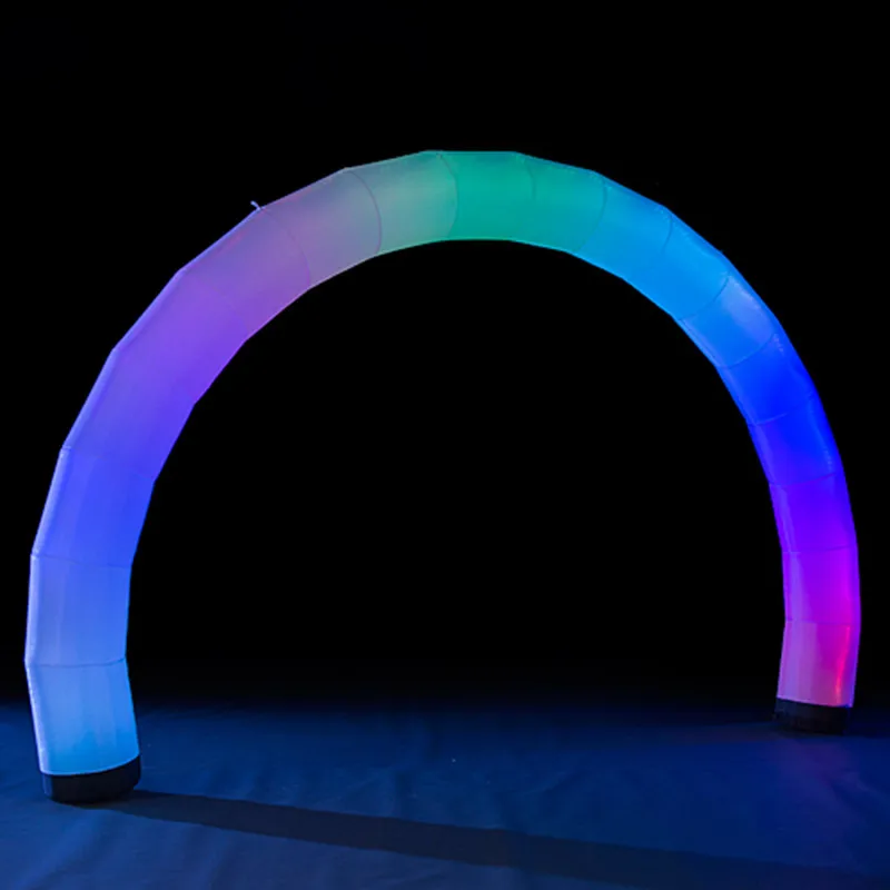 inflatable lighting LED arch air blow up colorful tube model balloon archway decorative lighting inflatable start arch