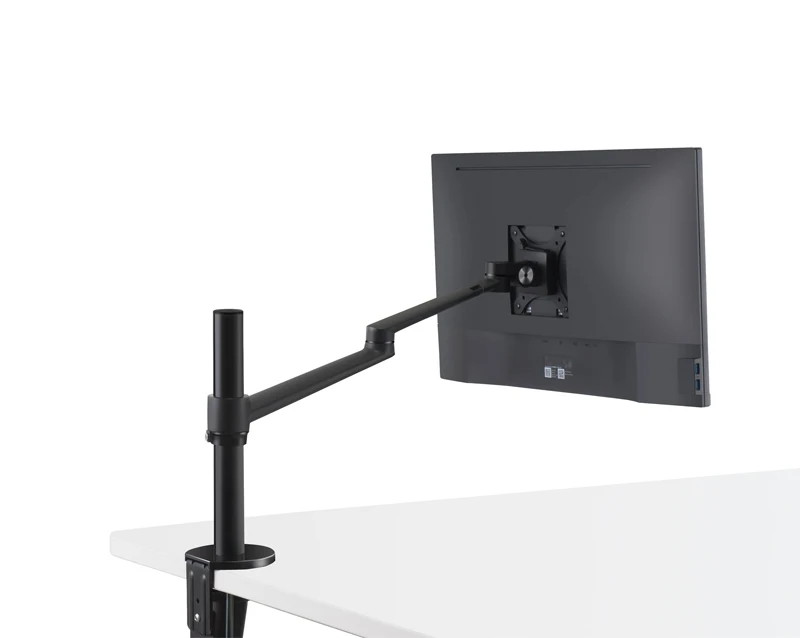 Hyvarwey OL-1 Alunimum Height Adjustable 17-32 inch Screen Monitor Holder Arm Full Motion Monitor Mount Desktop Stand Load 8kgs