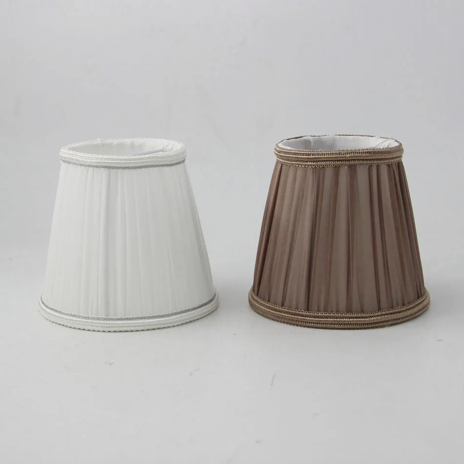 Dia 12.5cm japanese wall lamp shades decorative , fabric lampshade chandelier, Clip on