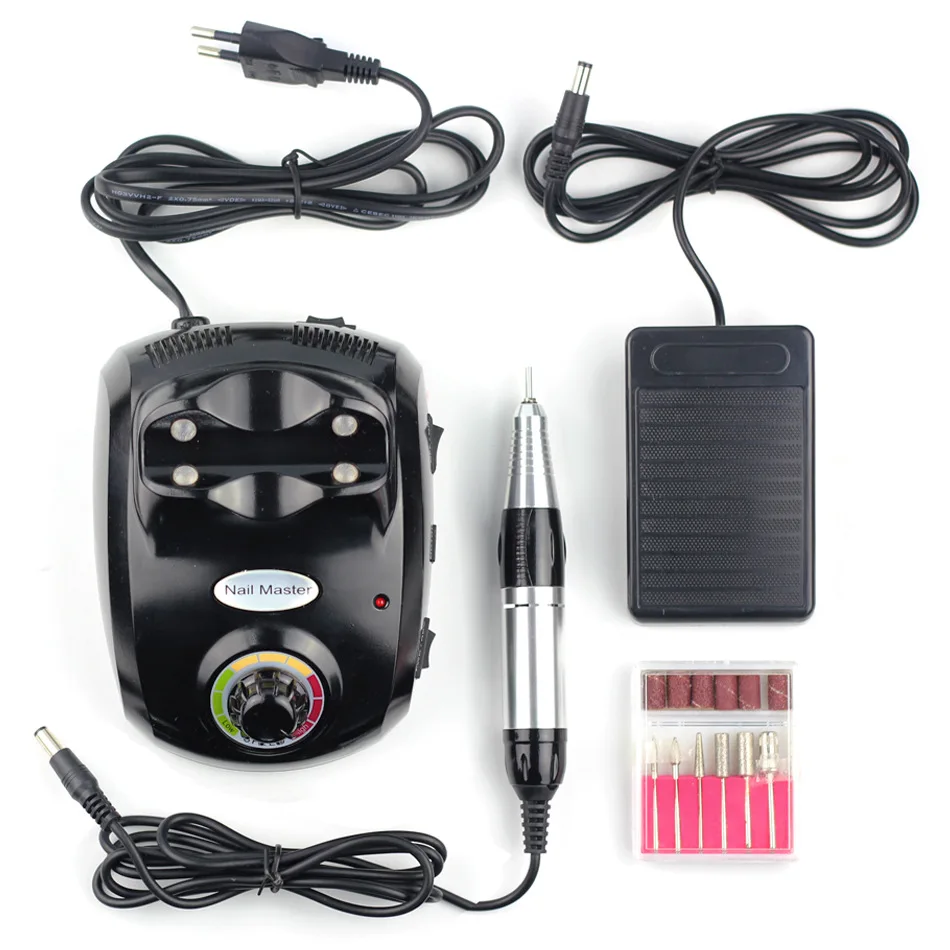 

Nail Art tools Electric Nail Grinding Machine Art File Bits Manicure Kit 30000 RPM 110V/220V Electric Nail Drill Machine