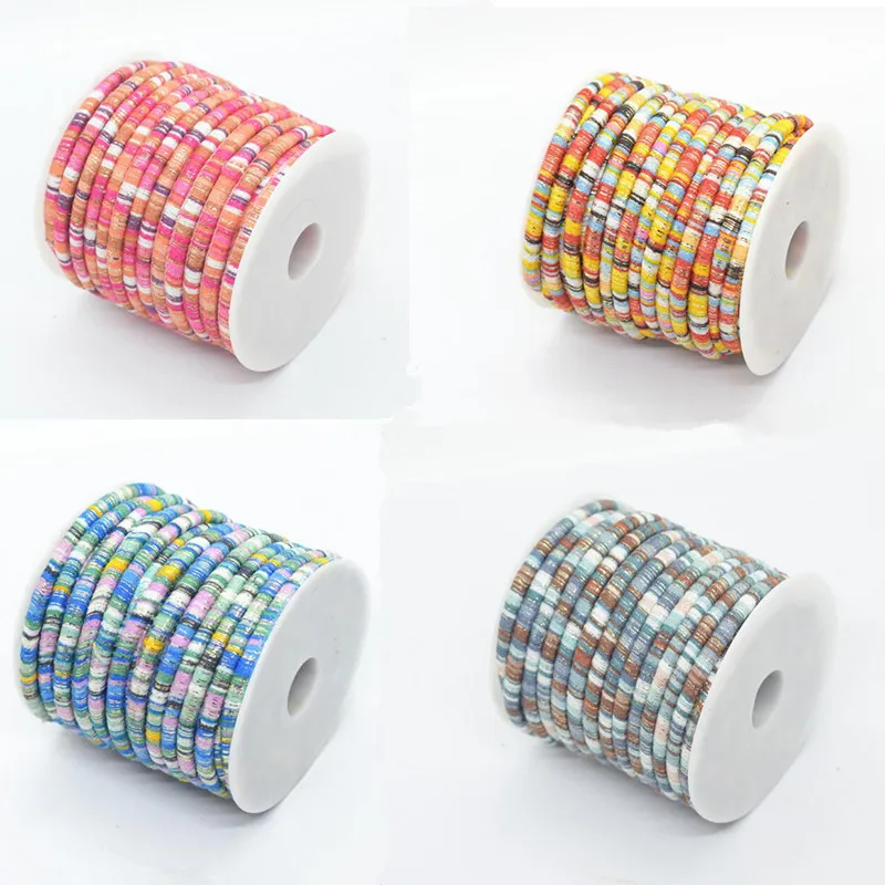 2meters 6mm Bohemia Fabric Cotton Cord Rope String with Glitter Golden Wire For Necklaces Bracelets DIY Jewelry Making Z938