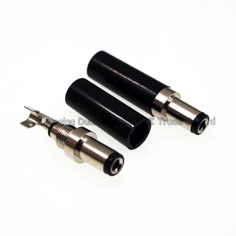 Top Quality TAIWAN Made 3-10A 2.5 x 5.5 DC Power Male Plug Connector,2.5mm DC Jack Adapter,large Current  9.5mm