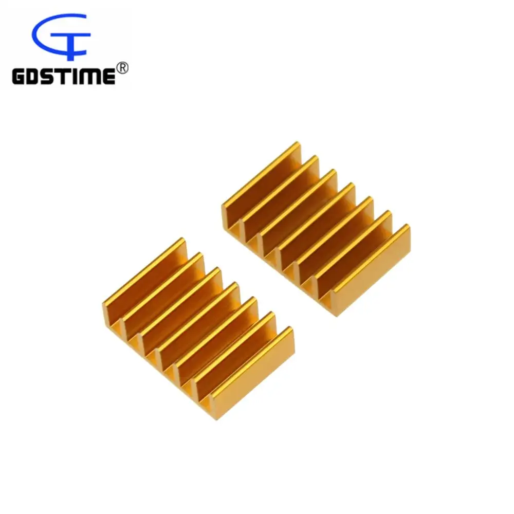 20pcs lot Aluminum Cooler Heat Sink Cooling Heatsink f High Power LED Light 20mm x 14mm x 6mm