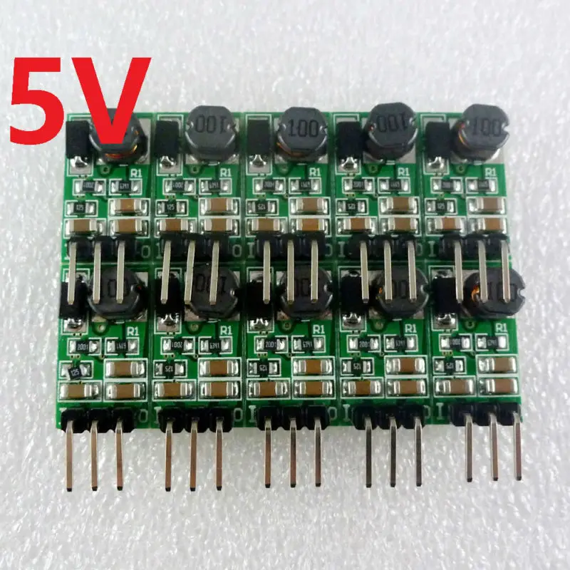 

DD4012SA_5V*10 10pcs 5W 7-40V to 5V DC DC Buck Converter Module Step-Down Voltage regulator Board