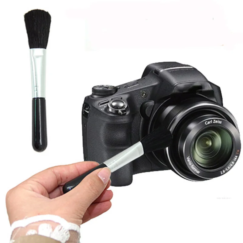 Foleto 3 em 1 lente kit de limpeza conjunto mais limpo escova ventilador ar lente pano tela profissional lcd poeira para canon nikon dslr câmera