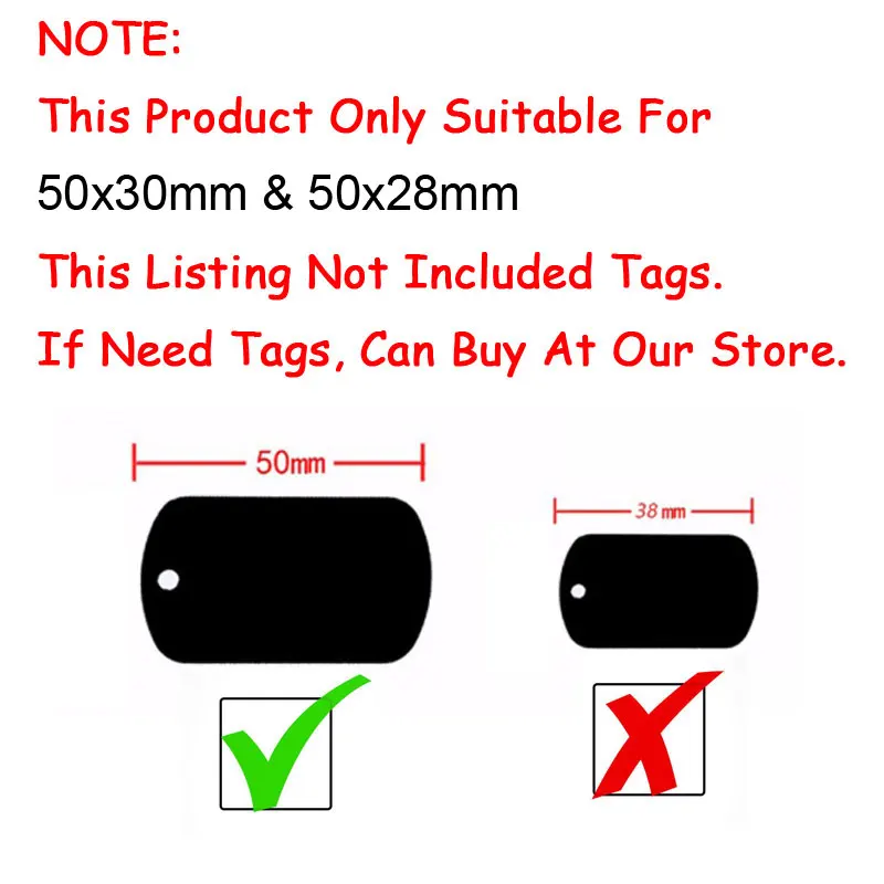 Wholesale 100Pcs Black Silencer Personalized Man Tag Accessories Dog Tag For Man Silencer Rubber Round Jewellery Tag