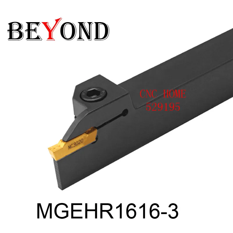 BEYOND Factory Outlets MGEHR MGEHL MGEHR1616-3 MGEHL1616-3 External Turning Lathe Tool Holder Boring Bar cnc Lathe Tools