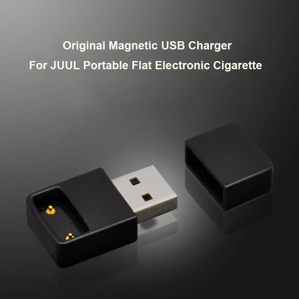 Original USB Charger Magnetic Charging Head for JUUL Charger Flat Electronic Cigarette Dual Port USB For JUUL Vape Pen Charger