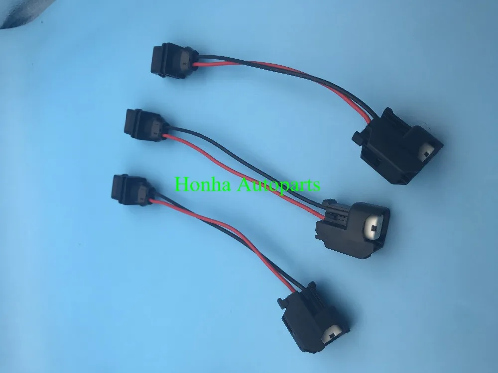 Obd1 to Id1000 Fuel Injector for Dynamic Jumper Harness Adapter W Lock Clip Over wire harness