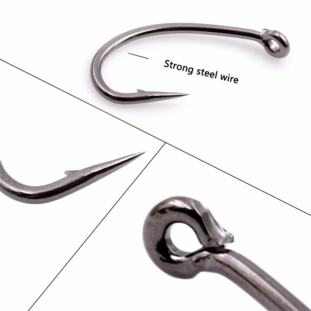 High Quality Carbon Steel Carp Fishing Hooks Barbed Hook Fishing Tackle Carp Fishing pesca Single Hook