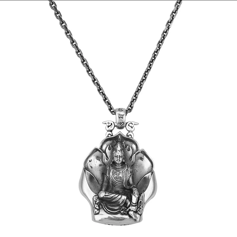 comfortable guanyin Buddha pendant male insulation and individuality jewelry pendant restoring ancient ways the joker