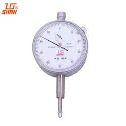 SHAN Dial indicator 0-3mm/0.01mm Aluminum Body Dial Gauge Test indicator Measuring Tools