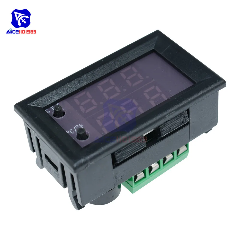 W1209WK LED-Digitalthermostat Temperaturregler Thermograph Celsius/Fahrenheit Schaltmodul mit NTC-Sensorsonde 12V 220V – Detail 12