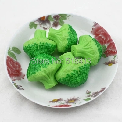 Unisex Finished Goods Plastic Play The Food Vegetable Broccoli Children's Toys Kindergarten Teaching Children Cognition 2021