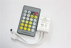 Nuovo 24 Chiave di IR Remote Controller Dimmer Per Dual Bianco CT Temperatura di Colore DC12-24V CCT Luce di Striscia del Led