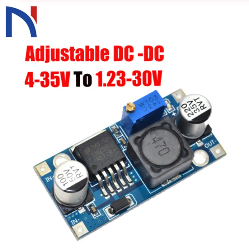 5 Pcs DC-DC LM2596 LM2596S 4-35V Verstelbare Step-Down Power Dc Naar Dc 3A Max Uitgang 1.23V-30V Verstelbare Supply Module