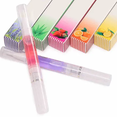 by DHL 500Pcs/lot Free Shipping Mix Taste Nutritional Cuticle Revitalizer Oil Pen Nail Art Care